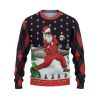 Custom Funny Holiday Santa Sport Baseball Ugly Christmas Sweater - Image 2