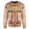Custom Funny Ugly Christmas Butt Christmas Sweater - Image 1