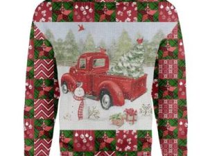Custom Ugly Christmas Car Sweater - Image 1