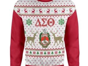 Custom Ugly Christmas Delta Sigma Theta Christmas Sweater - Image 1