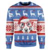 Custom Ugly Christmas Dog Christmas Sweater - Image 1