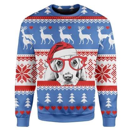 custom ugly christmas dog christmas sweater 1 Custom Ugly Christmas Dog Christmas Sweater - Image 1