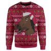 Custom Ugly Christmas Horse Christmas Sweater - Image 1