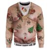Custom Ugly Christmas Santa Sweater Custome - Image 1