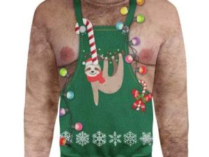 Custom Ugly Christmas Santa Sweater Family Gift - Image 1