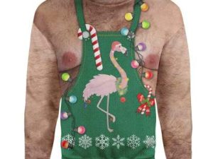 Custom Ugly Christmas Santa Sweater Holiday Gift - Image 1