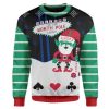 Custom Ugly Christmas Santa Sweater Holiday Gift Holiday Gift - Image 1