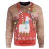 Custom Ugly Christmas Santa Sweater Unisex - Image 1