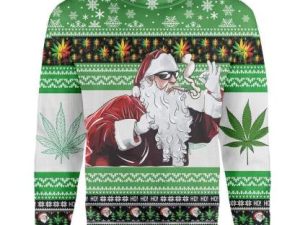 Custom Ugly Christmas Santa Sweater Xmas Gift - Image 1