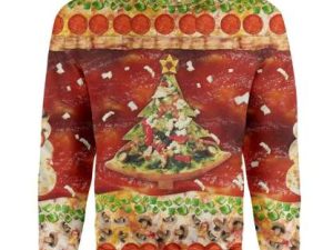 Custom Ugly Christmas Serving Up Holiday Cheer Christmas Sweater - Image 1