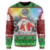 Custom Ugly Dj Santa Christmas Sweater - Image 1