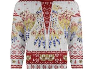 Custom Ugly Elv Prl Christmas Sweater - Image 1