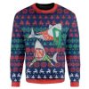 Custom Ugly Shark Christmas Sweater - Image 1