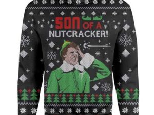 Custom Ugly Son Of A Nutcracker Christmas Sweater - Image 1