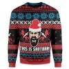 Custom Ugly This Is Sata Christmas Sweater - Image 1