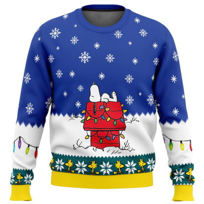 cute doggy ugly christmas sweater 1 Cute Doggy Ugly Christmas Sweater - Image 1