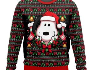 Cute Doggy Ugly Christmas Sweater Unisex - Image 1