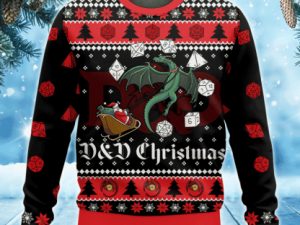 D D Ugly Christmas Sweater - Image 1