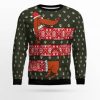 Dachshund Funny Christmas Ugly Christmas Sweater - Image 1