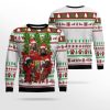 Dachshund Red Truck Ugly Christmas Sweater - Image 2