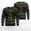 Dachshund Through Snow Christmas Ugly Christmas Sweater - Image 2