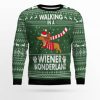 Dachshund Weiner Wonderland Ugly Christmas Sweater - Image 1