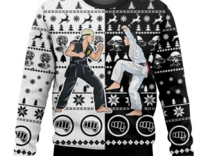 Daniel Vs Johnny Cobra Kai Ugly Christmas Sweater - Image 1