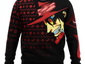 Dark Fanstasy Alucard Hellsing Ugly Christmas Sweater - Image 1