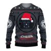 Darth Vader Cheer Christmas Ugly Christmas Sweater - Image 1