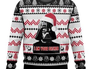 Darth Vader Im Your Father Christmas Ugly Christmas Sweater - Image 1