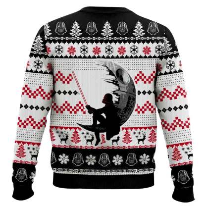 darth vader im your father christmas ugly christmas sweater 2 Darth Vader Im Your Father Christmas Ugly Christmas Sweater - Image 2