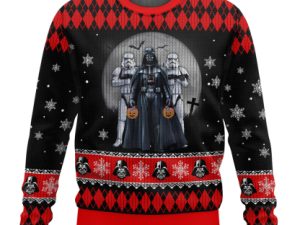 Darth Vader Ugly Christmas Sweater Holiday Gift - Image 1