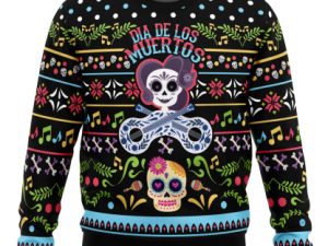 Day Of The Dead Ugly Christmas Sweater - Image 1