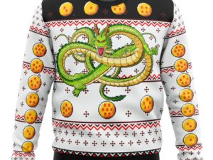 Dbz Shenron Ugly Christmas Sweater - Image 1