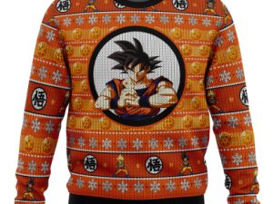 Dbz Son Goku Ugly Christmas Sweater - Image 1