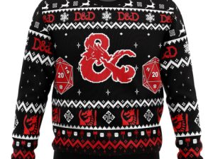 Dd Dungeons And Dragons Ugly Christmas Sweater - Image 1