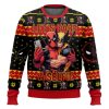 Deadpool And Wolverine Lets Take A Selfie Ugly Christmas Sweater - Image 1