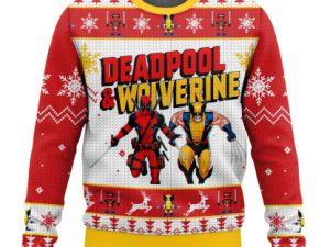 Deadpool And Wolverine Ugly Christmas Sweater Holiday Gift - Image 1
