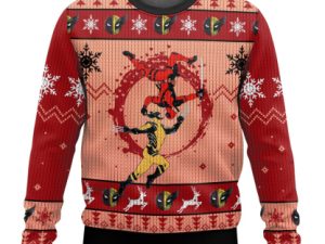 Deadpool And Wolverine Ugly Christmas Sweater Xmas Gift - Image 1