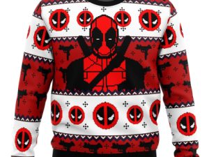 Deadpool Guy Ugly Christmas Sweater - Image 1