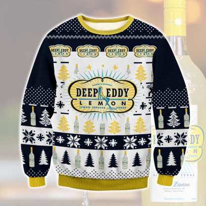 deep eddy lemon ugly christmas sweater 1 Deep Eddy Lemon Ugly Christmas Sweater - Image 1