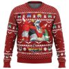 Defender Of The Universe Hero Ugly Christmas Sweater - Image 1