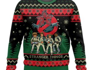 Demogorgon Stranger Things Ugly Christmas Sweater - Image 1