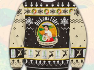Dickens Cider Ugly Christmas Sweater - Image 1