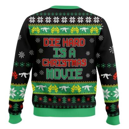 die hard is a christmas movie die hard ugly christmas sweater 2 Die Hard Is A Christmas Movie Die Hard Ugly Christmas Sweater - Image 2