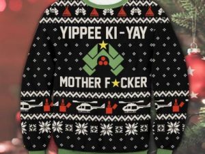 Die Hard Ugly Christmas Sweater - Image 1