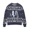 Die Hard Yippee Ki Yay Christmas Party Snowflake Pattern Ugly Christmas Sweater - Image 1