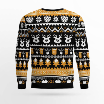 die wunderbarste zeit fir ein bier ugly christmas sweater holiday gift 2 Die Wunderbarste Zeit Fir Ein Bier Ugly Christmas Sweater Holiday Gift - Image 2