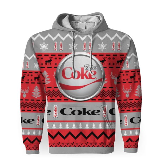 Diet Coke Soft Drink-3D Unisex Hoodie - Image 1