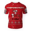 Diet Coke Soft Drink American Merry Christmas, Snoopy House Cute Fan Gift-3D Unisex T-Shirt - Image 1